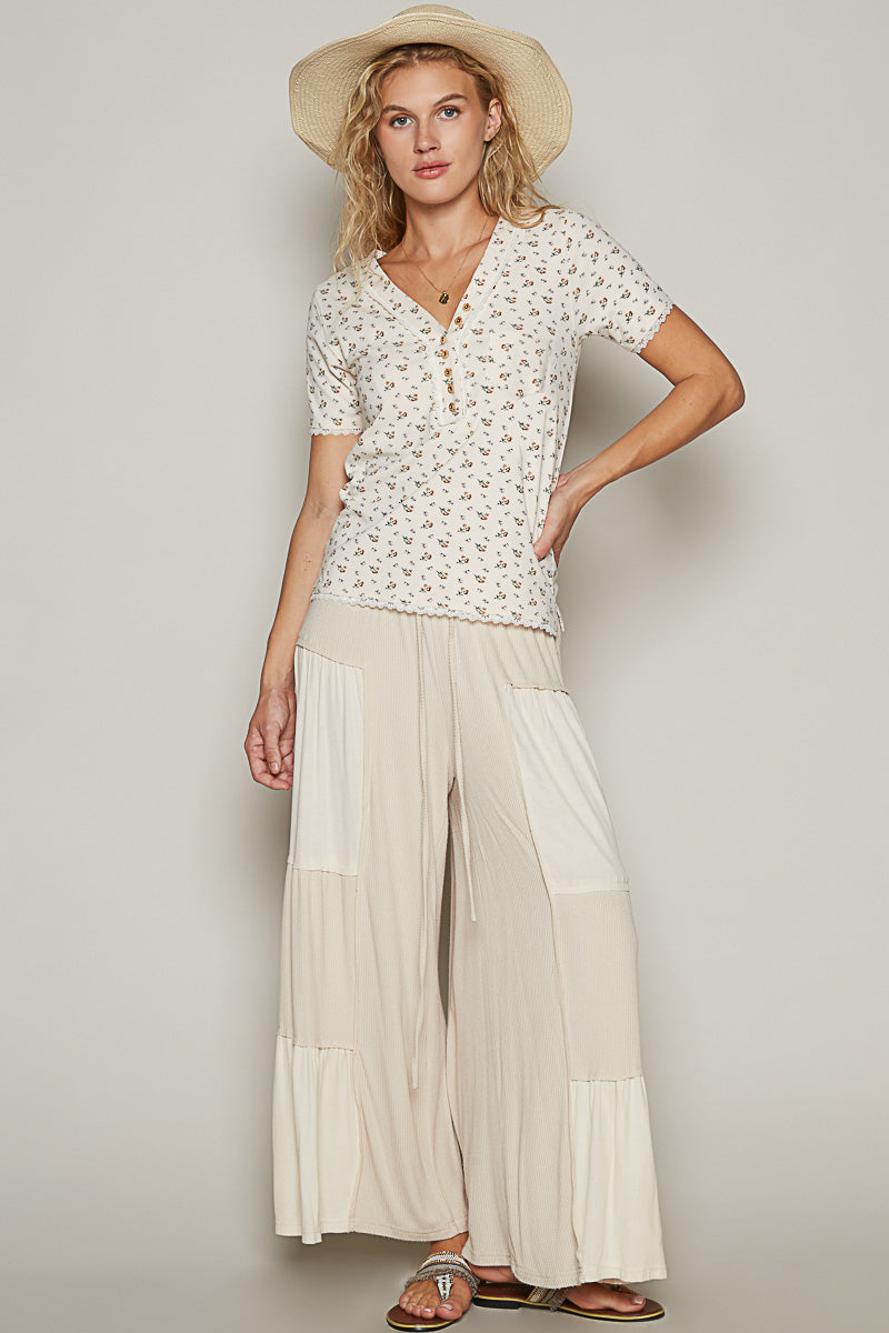 Loose Knit Wide Pants