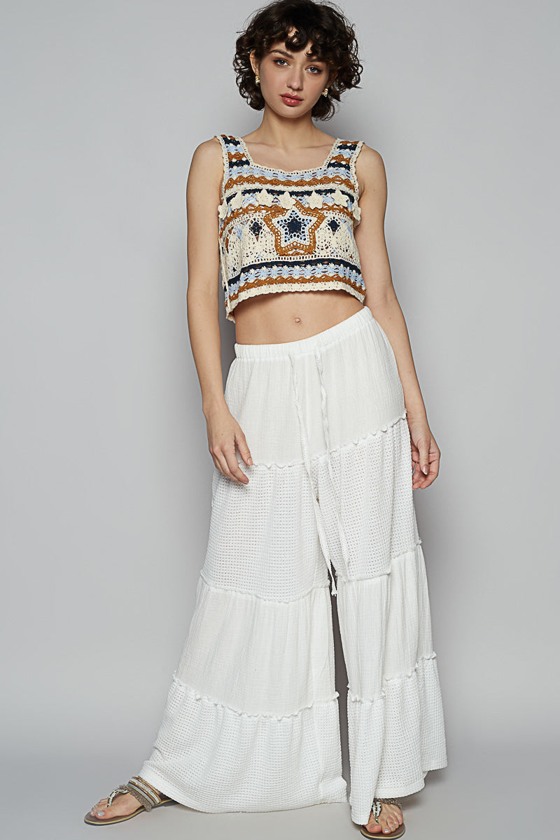 Wide Fit Double Gauzed Pants