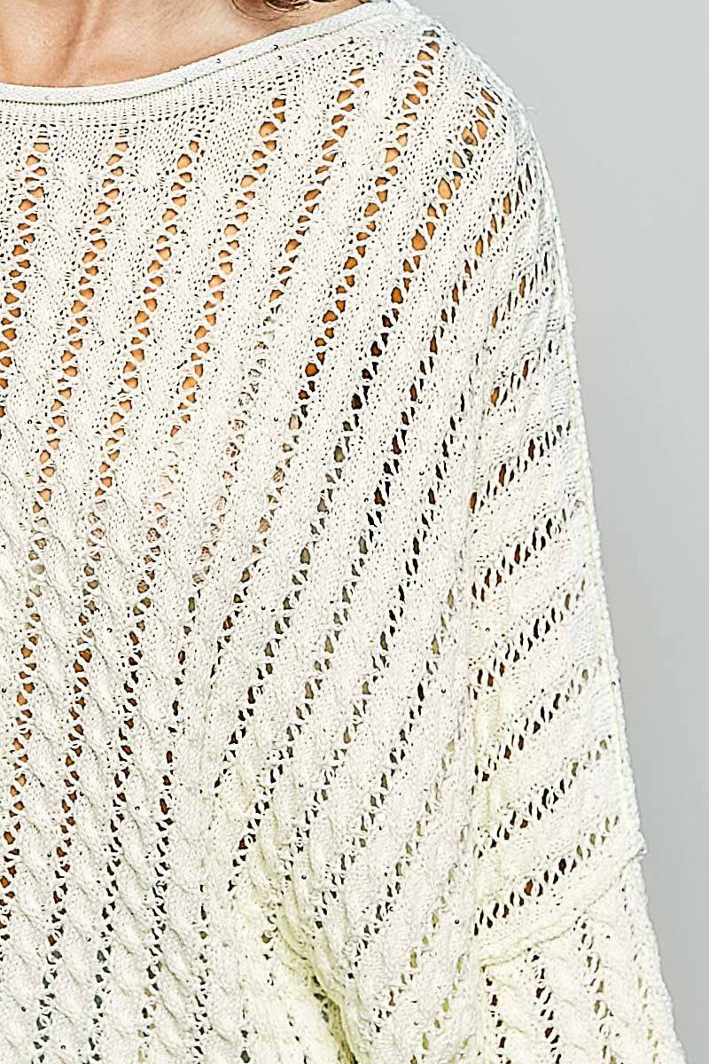 Golden Glow Cropped Sweater