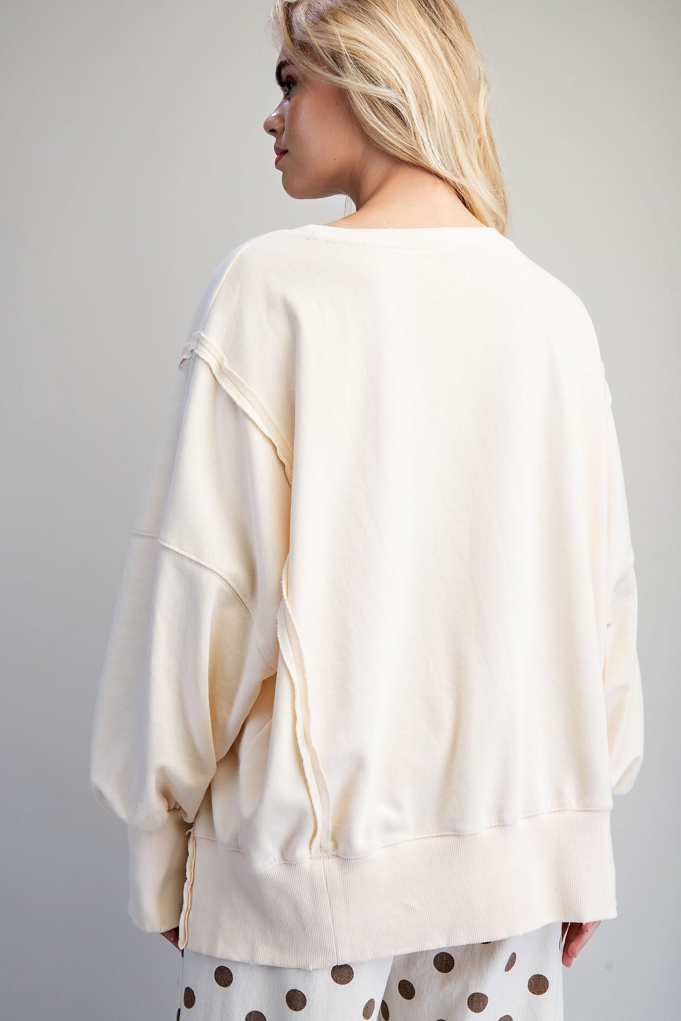 Stone Washed Duck Graphic Pullover