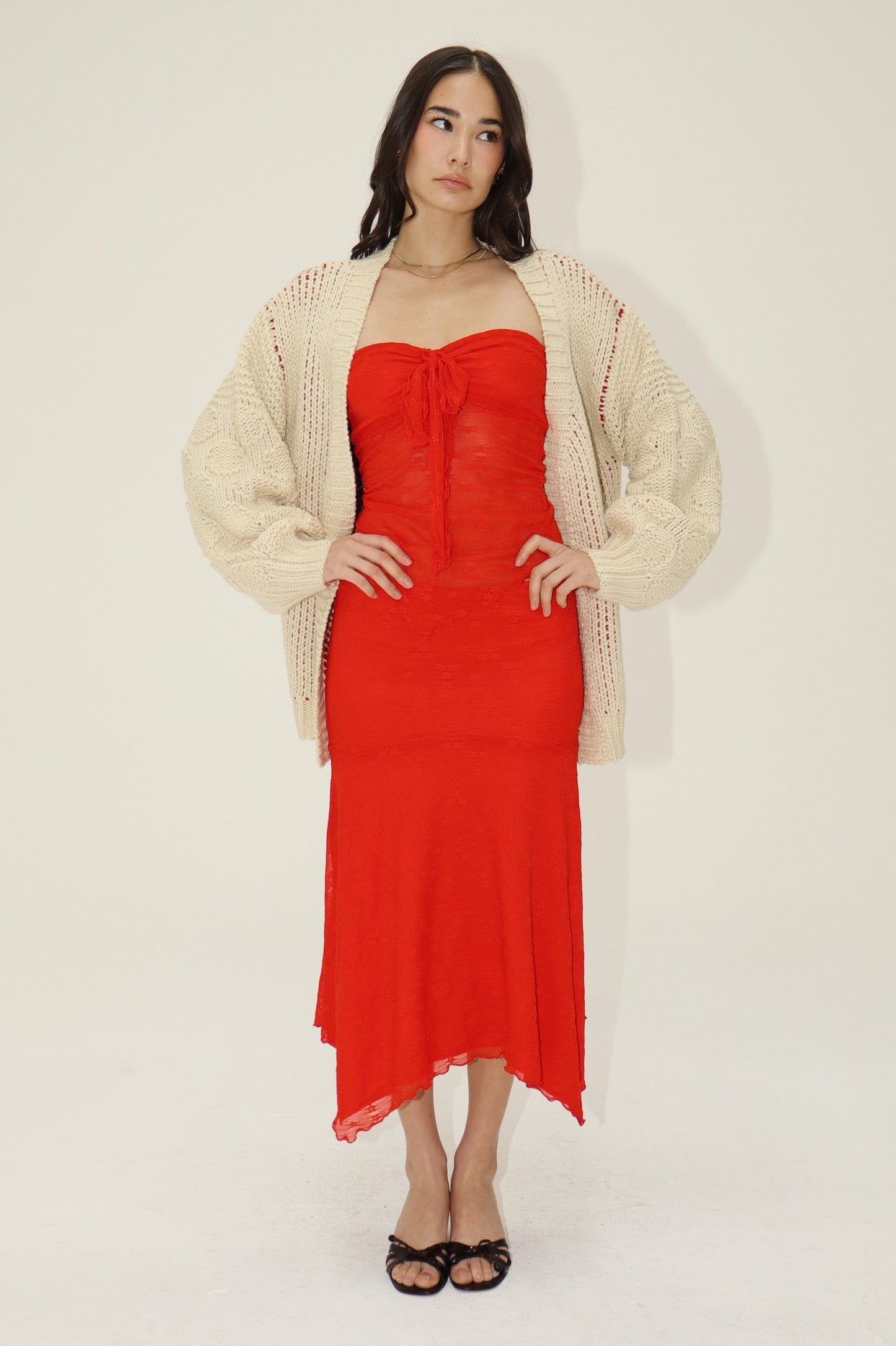 Lobster Heavy Sweater Cardigan