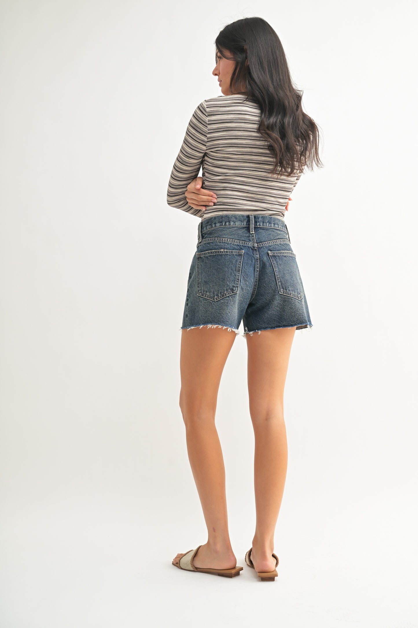 High-Rise A-line Shorts