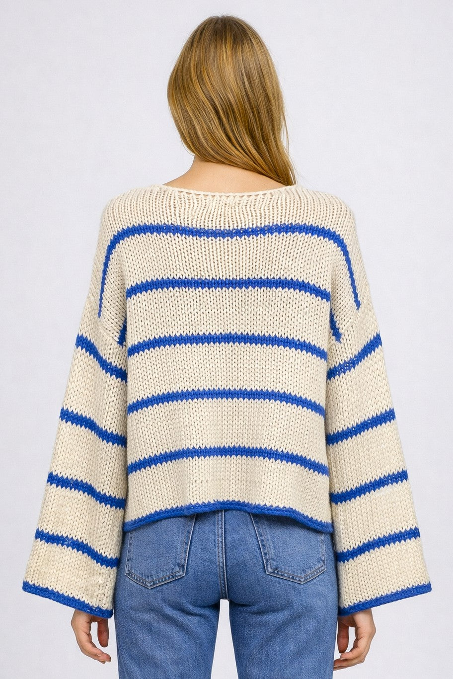 Harbor Stripe Oversized Knit Sweater