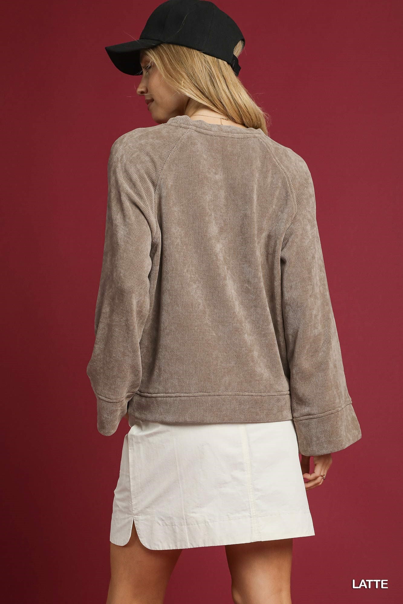 Knit Crew Neck Top
