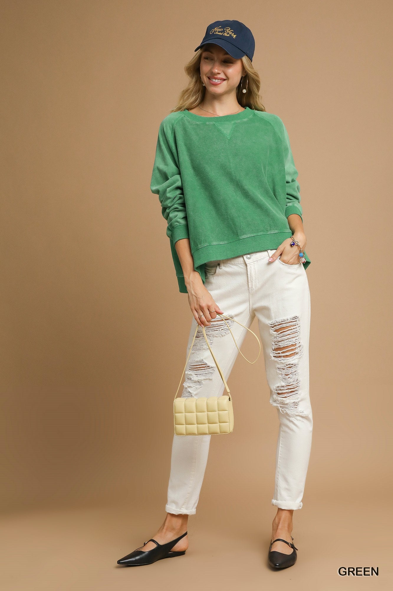 Mineral Wash French Terry Sweatshirt