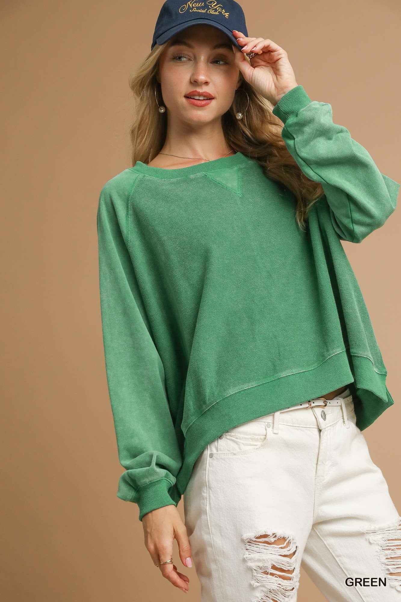 Mineral Wash French Terry Sweatshirt