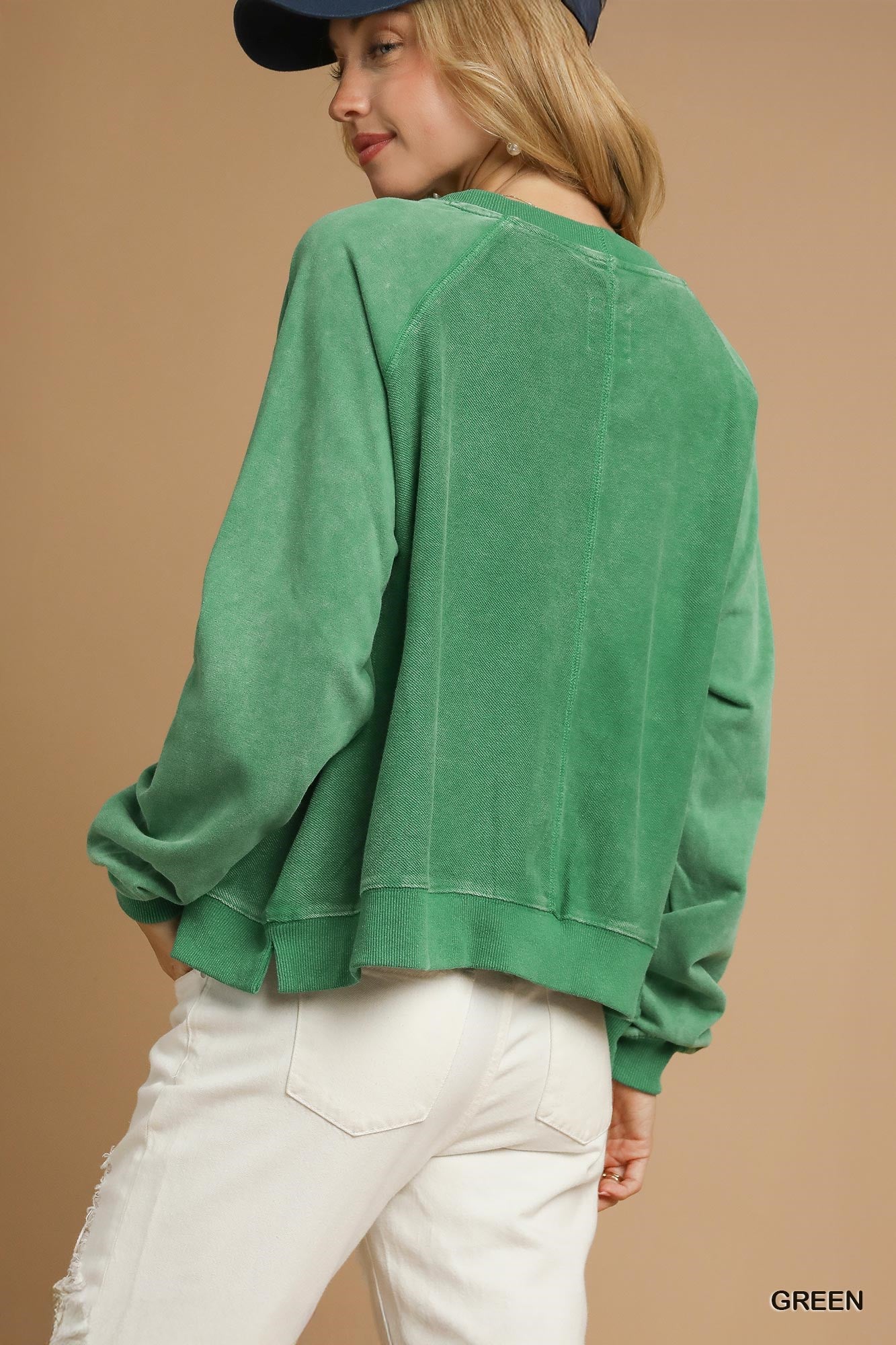 Mineral Wash French Terry Sweatshirt