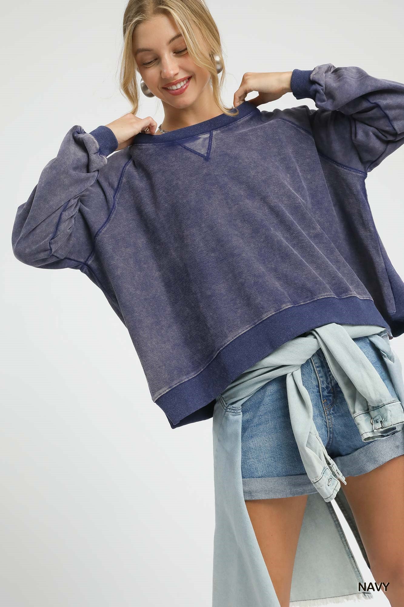 Mineral Wash French Terry Sweatshirt