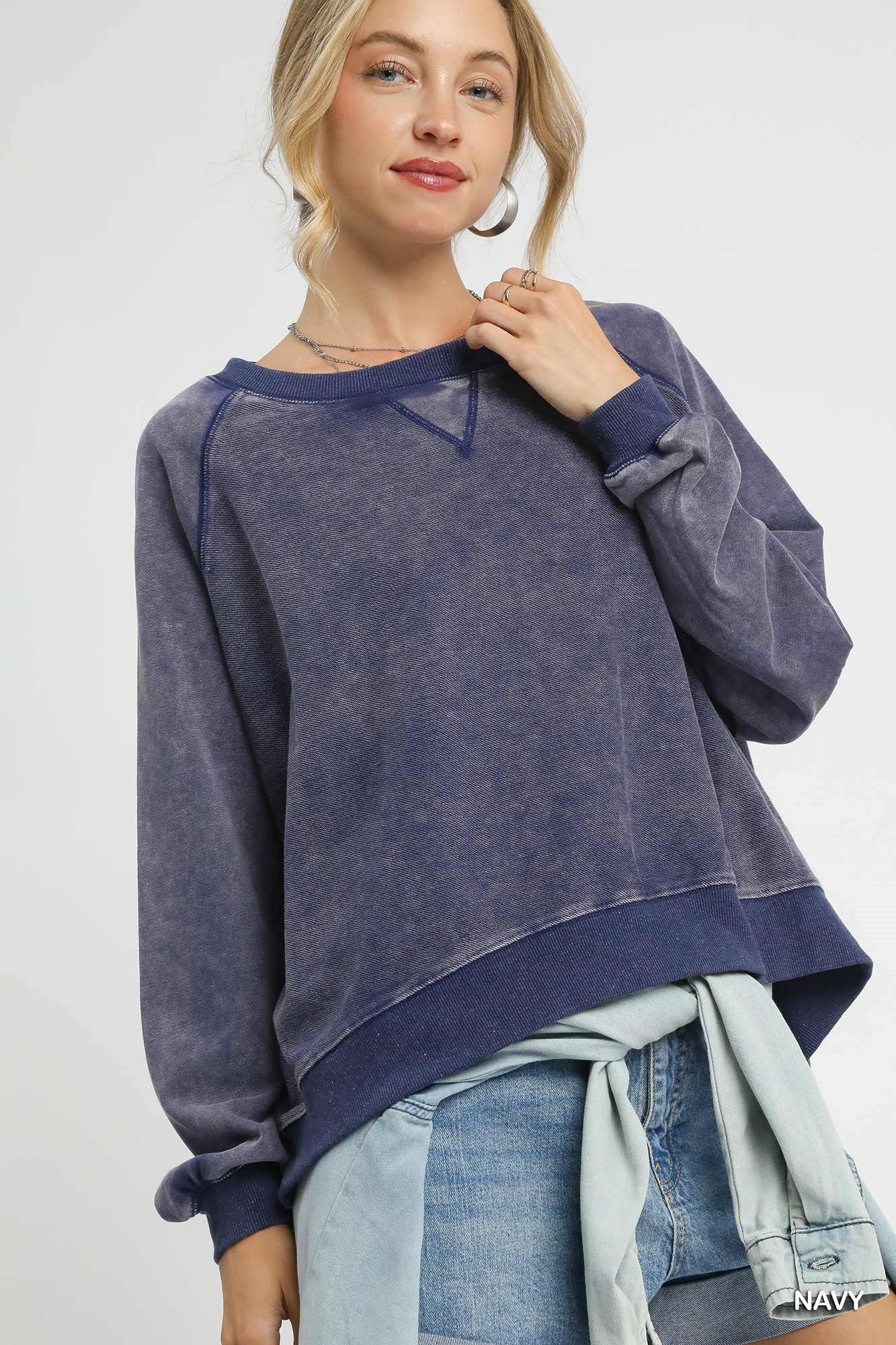 Mineral Wash French Terry Sweatshirt