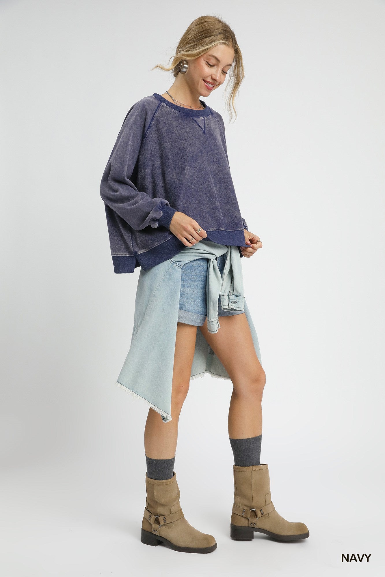 Mineral Wash French Terry Sweatshirt