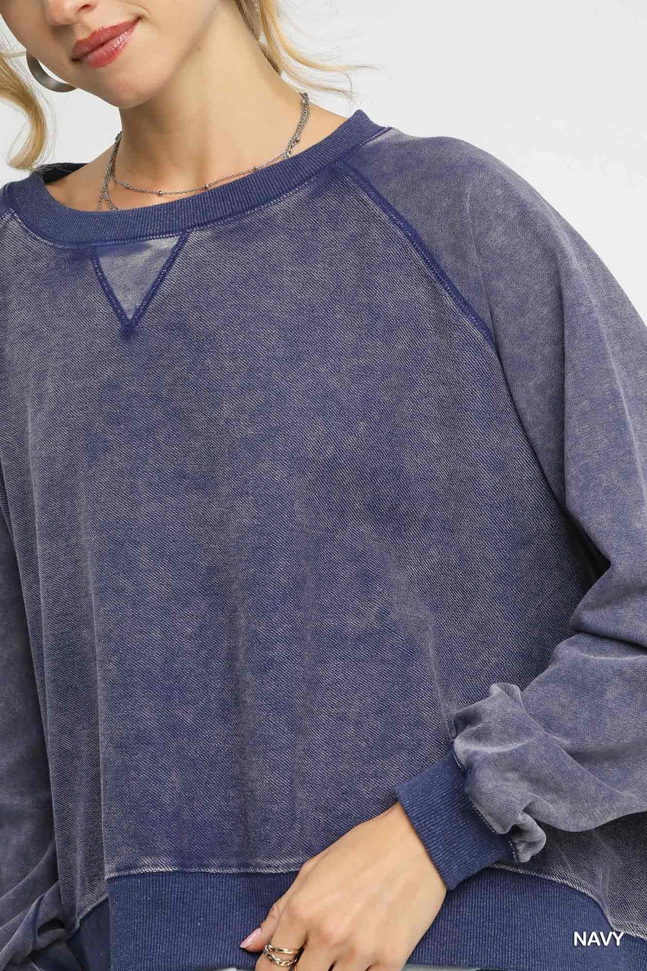 Mineral Wash French Terry Sweatshirt