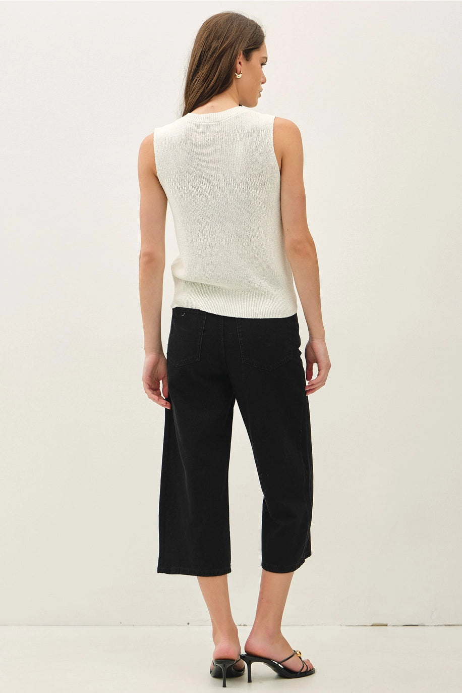 Light Weight Button Up Sweater Vest