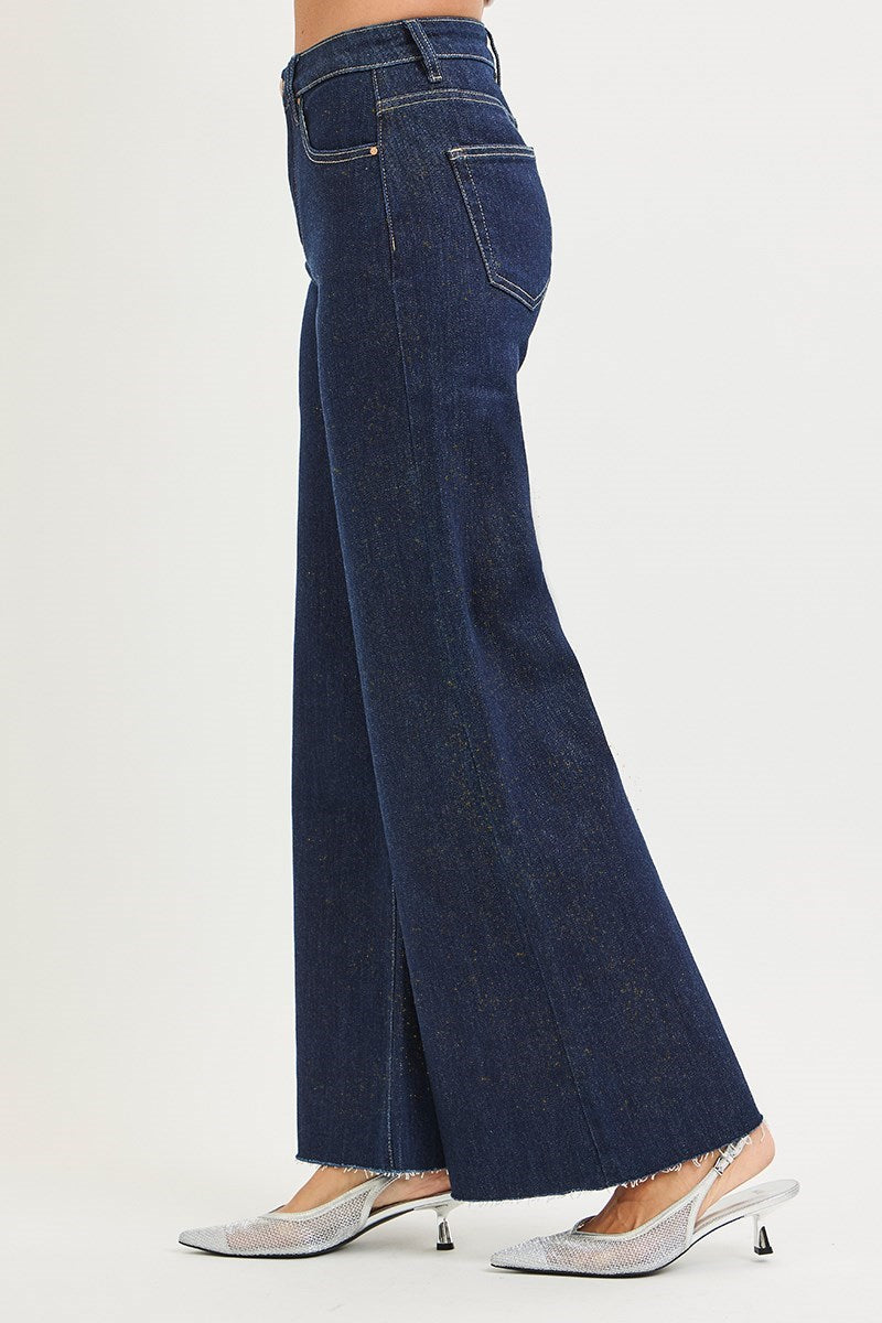 Tummy Control High Rise Lurex Palazzo Pants