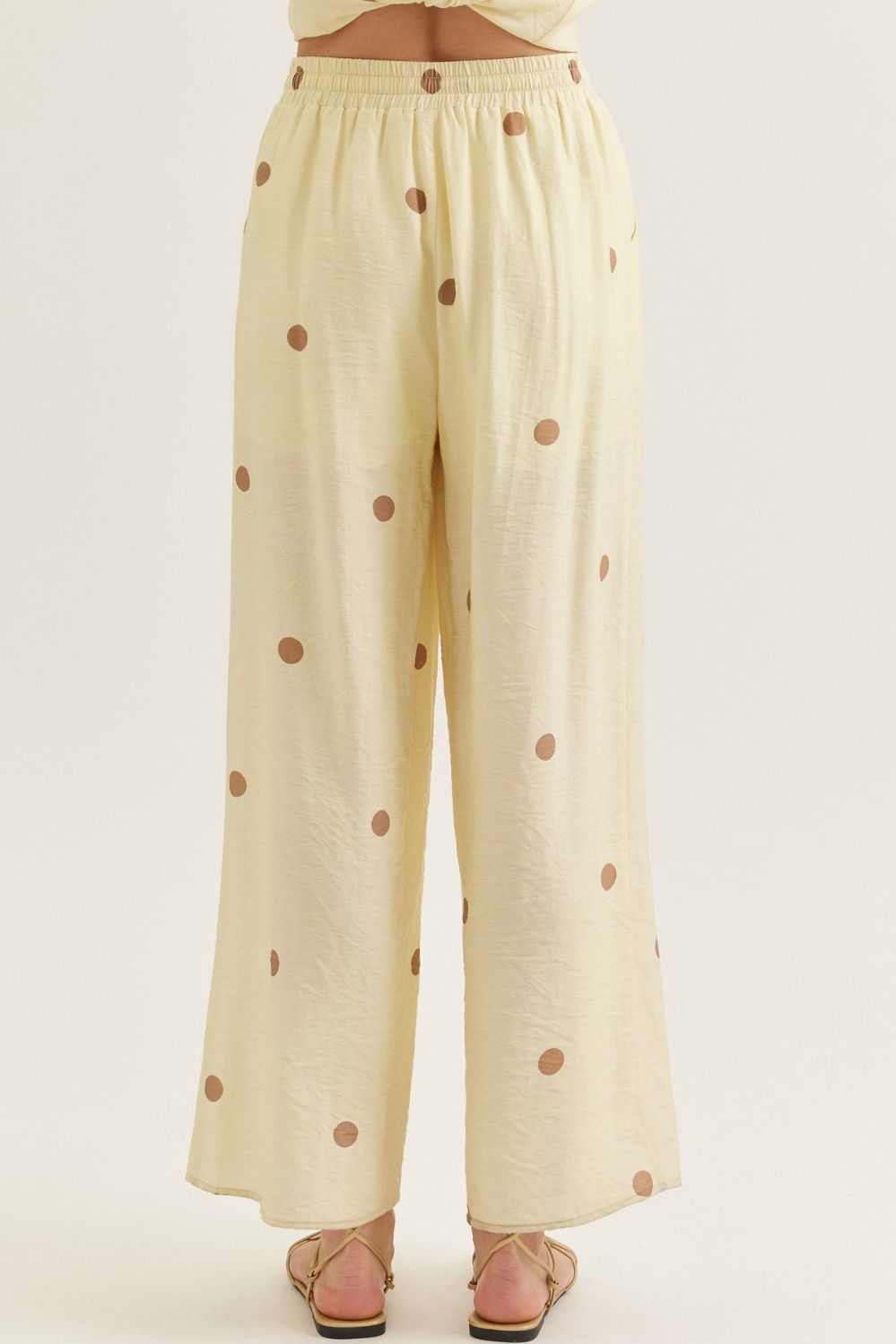 Polka Dot Wide Leg Pants