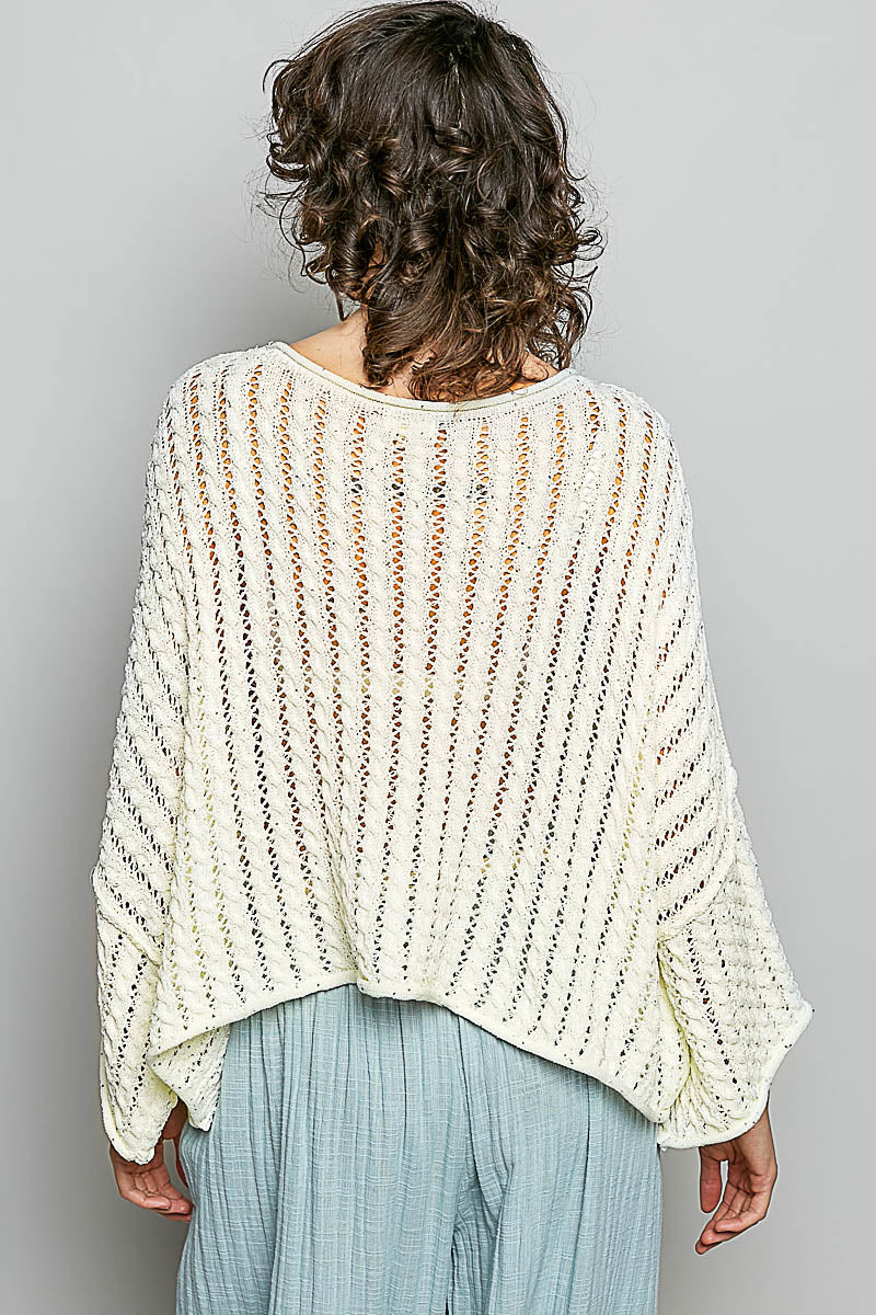 Golden Glow Cropped Sweater