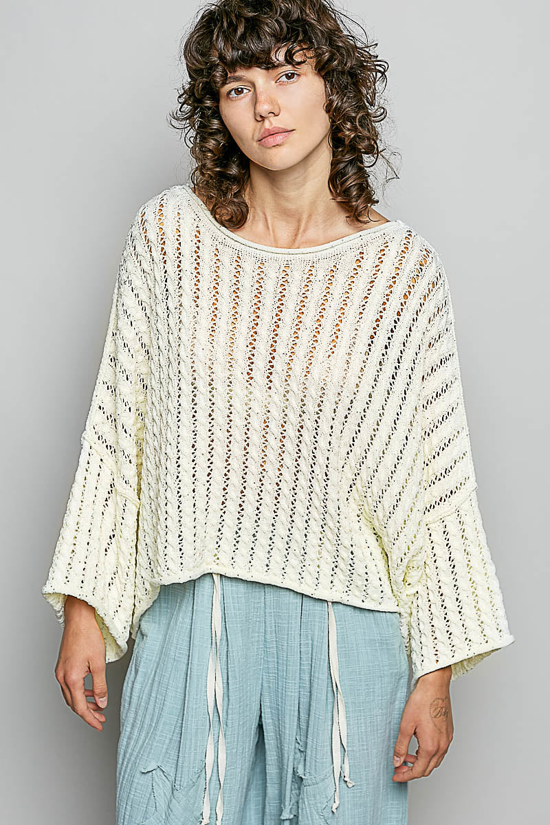 Golden Glow Cropped Sweater