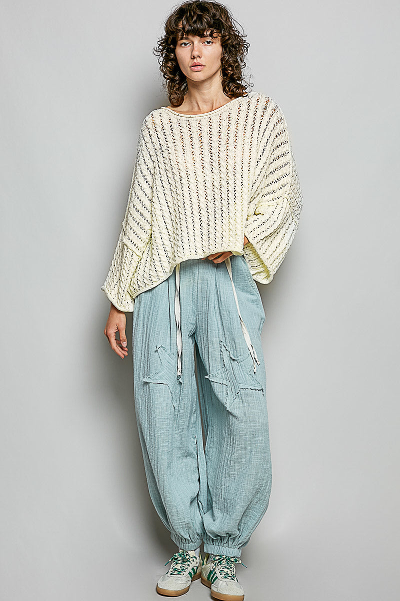 Golden Glow Cropped Sweater