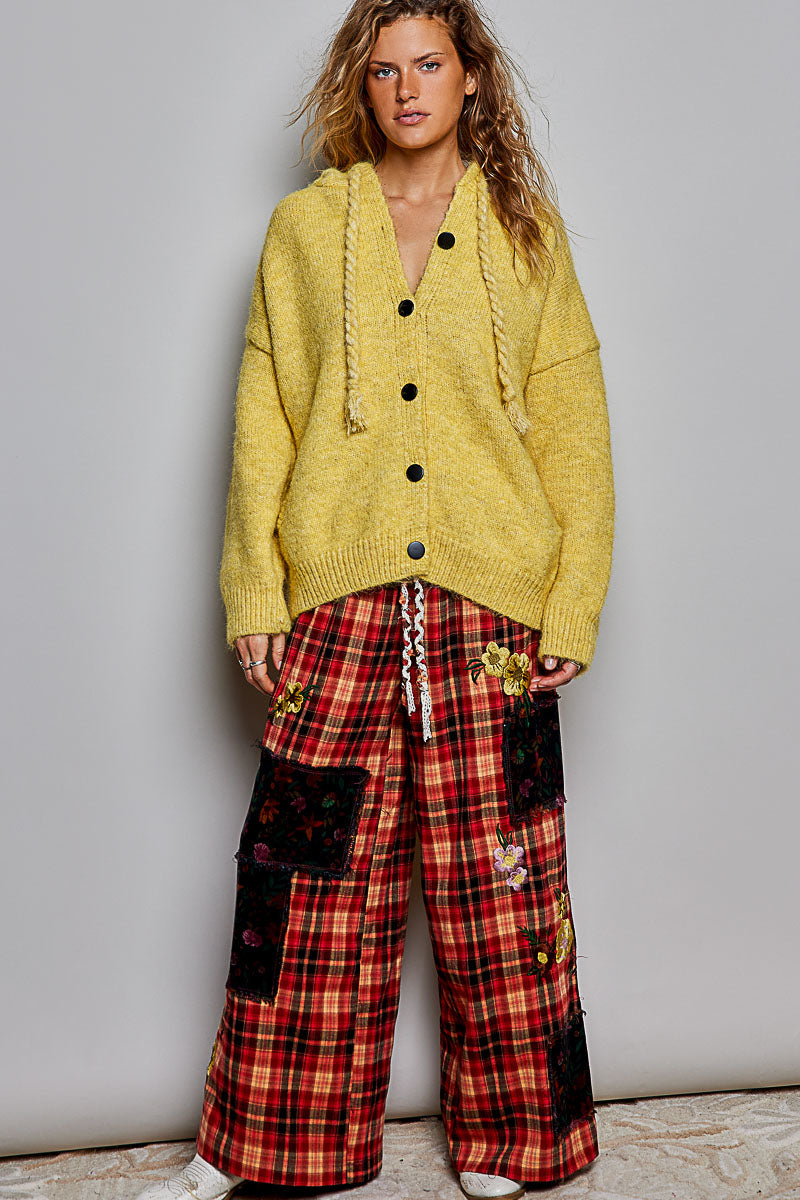 Hooded Knit Cardigan