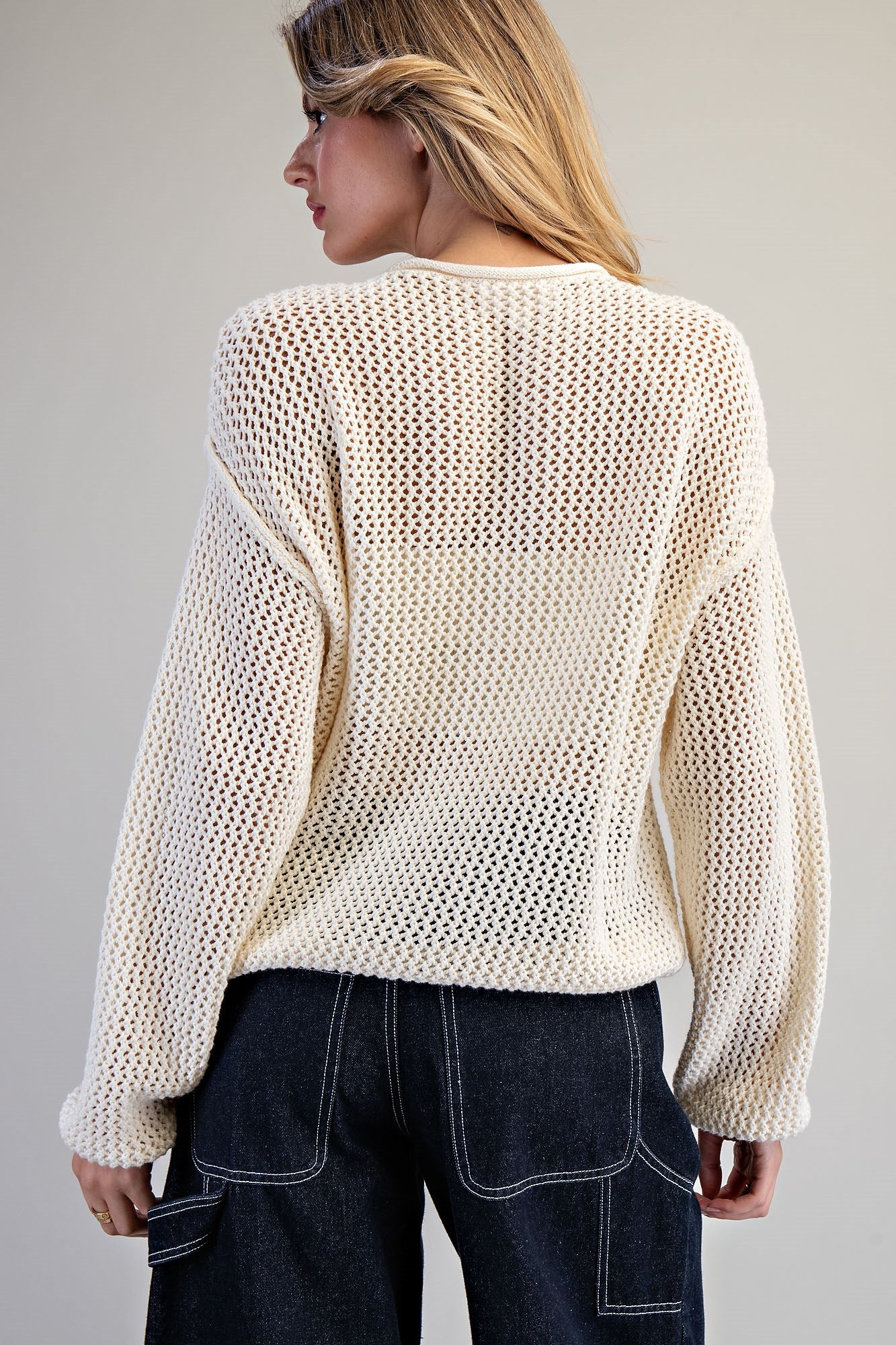 American Flag Long Sleeve Sweater