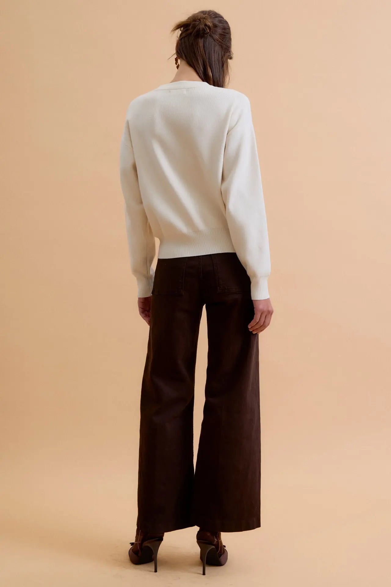 Boyfriend Fit Pullover Sweater