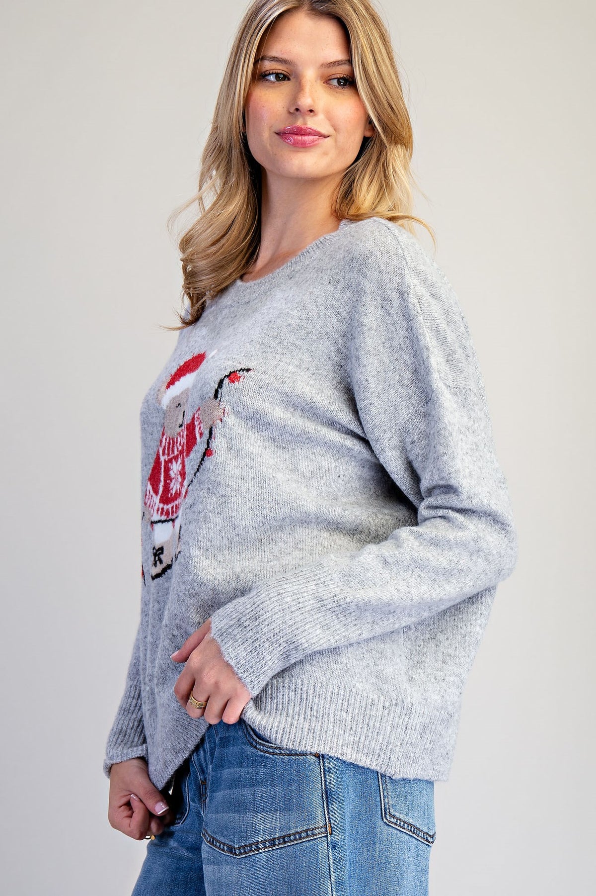 Holiday Bear Knit Sweater