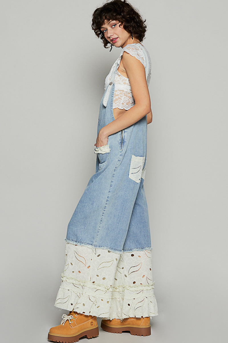 Printed Twill w/ Pockets Overall