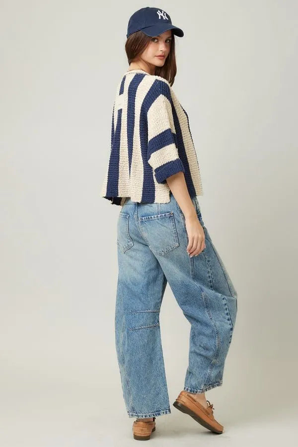 Vertical Stripe Sweater
