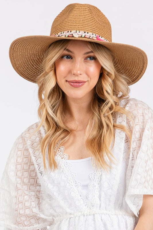 Boho Tassel Band Straw Sun Hat