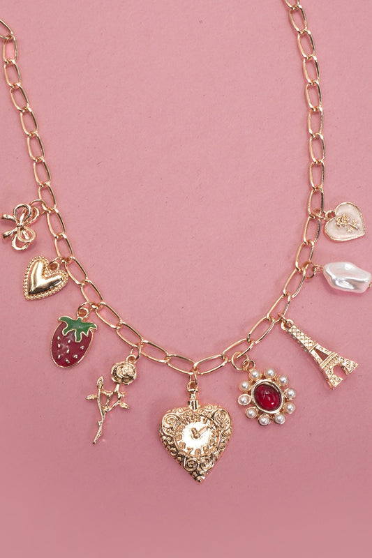 Heart Bow Rose Strawberry Eiffel