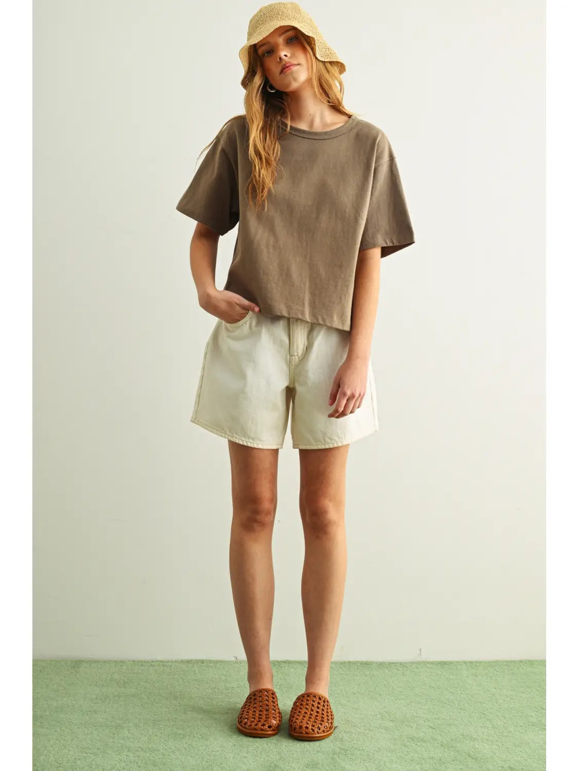 Short Sleeve Knitted Top