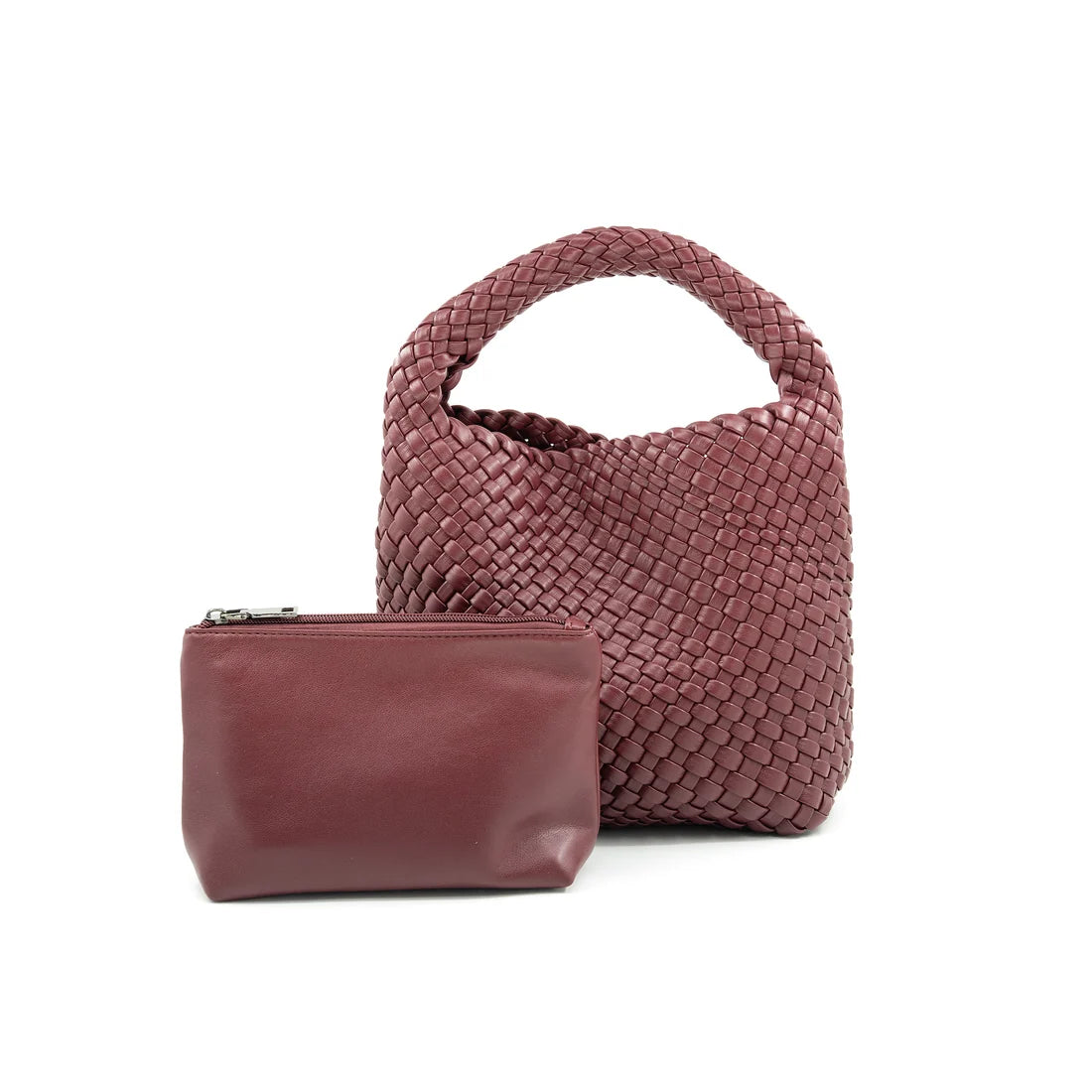 Woven Mini Hobo Bag