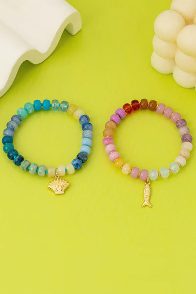 Nautical Multi-Color Beaded Bracelet