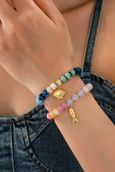 Nautical Multi-Color Beaded Bracelet