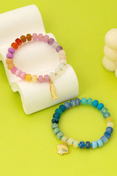 Nautical Multi-Color Beaded Bracelet