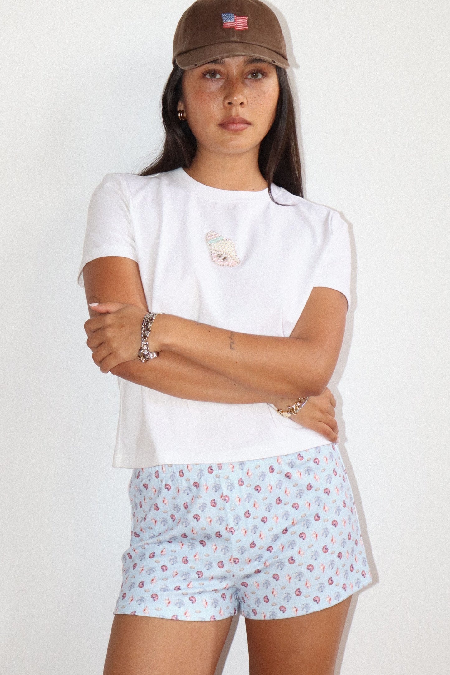 Embroidery Baby Tee