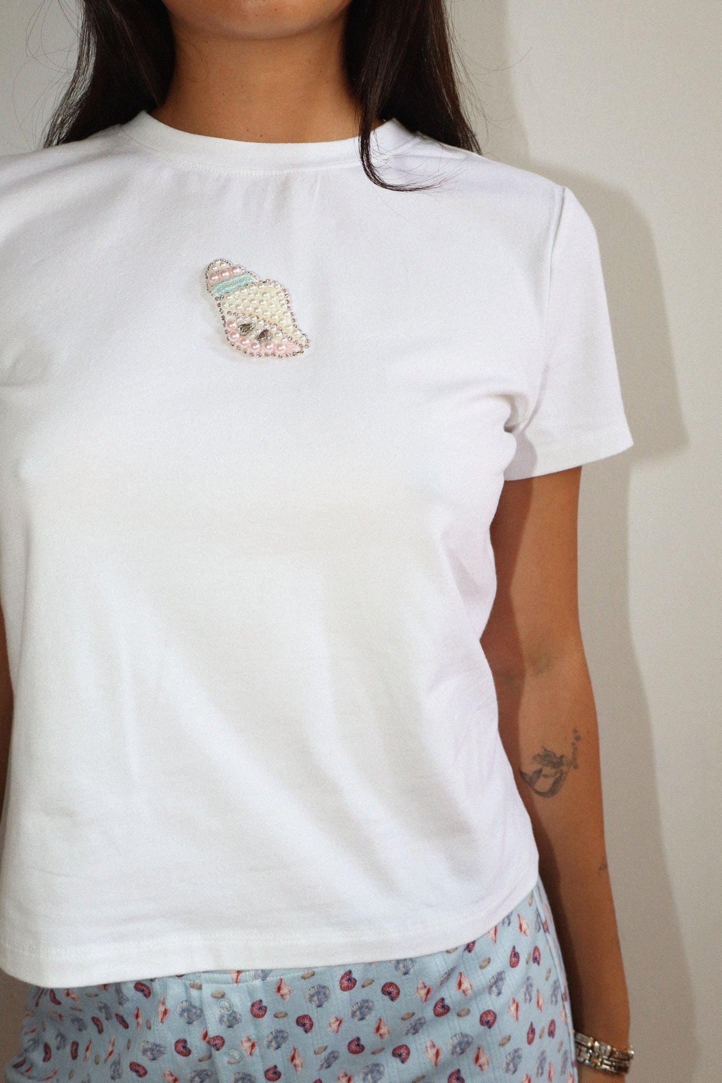 Embroidery Baby Tee