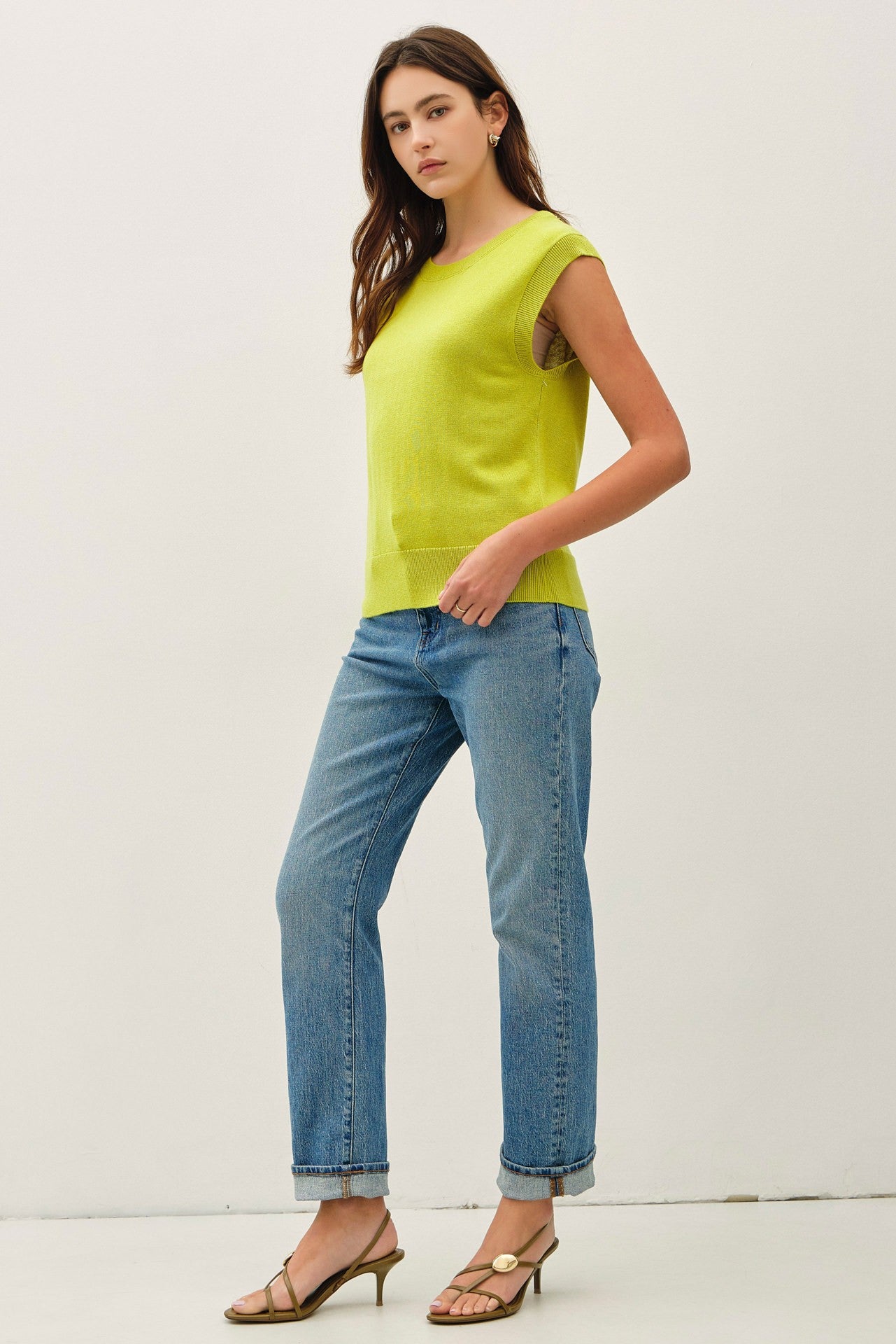 Soft Hand Feel Everyday Essential Sleeveless Sweater