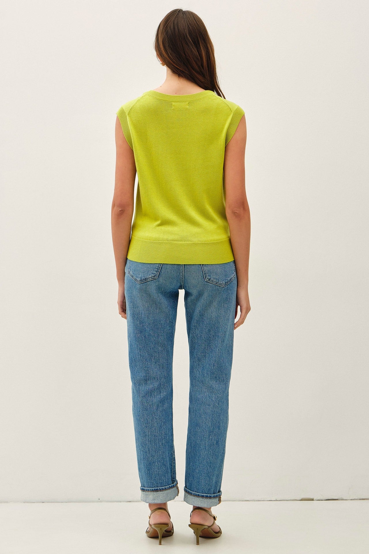 Soft Hand Feel Everyday Essential Sleeveless Sweater