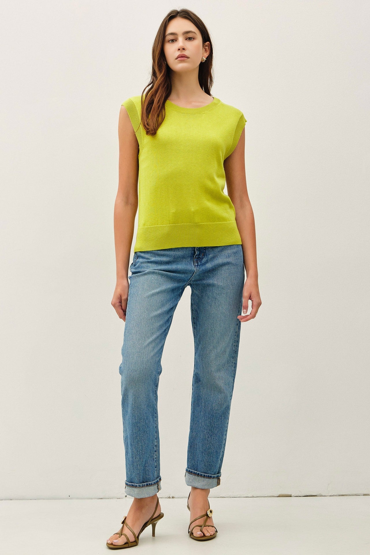 Soft Hand Feel Everyday Essential Sleeveless Sweater