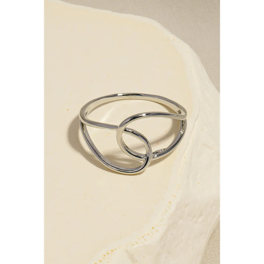 Minimalist Loop Link Fashion Ring