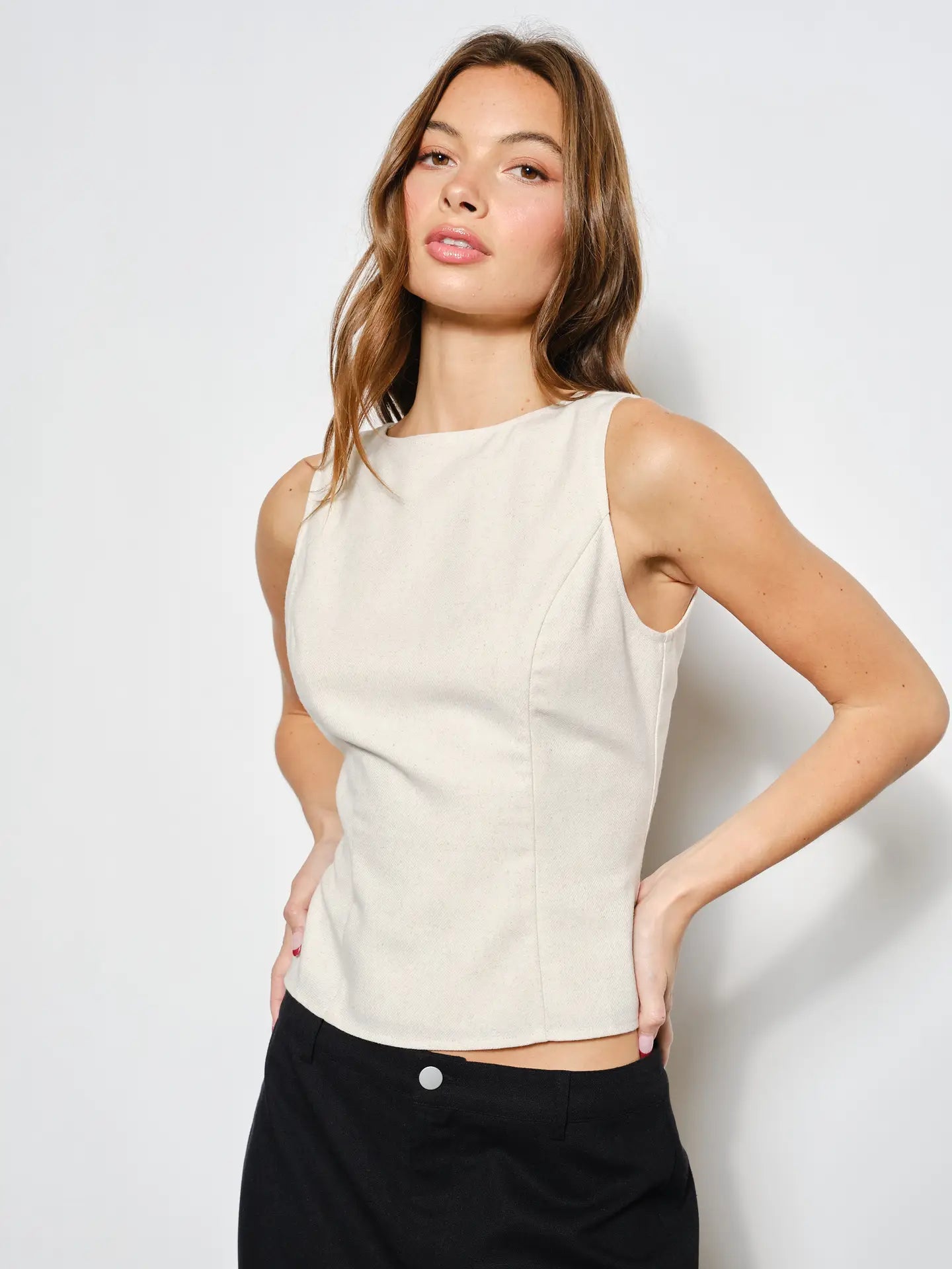 Chase Open Back Top