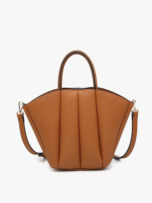 Ashton Pleated Hobo w/ Crossbody Strap
