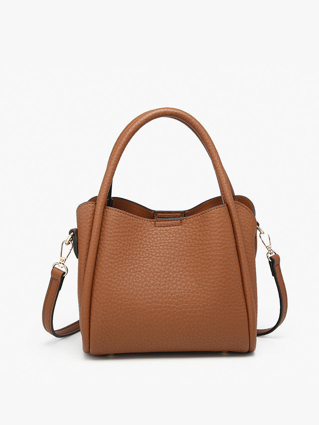 Ruby 3-Compartment Satchel w/ Dual Handles