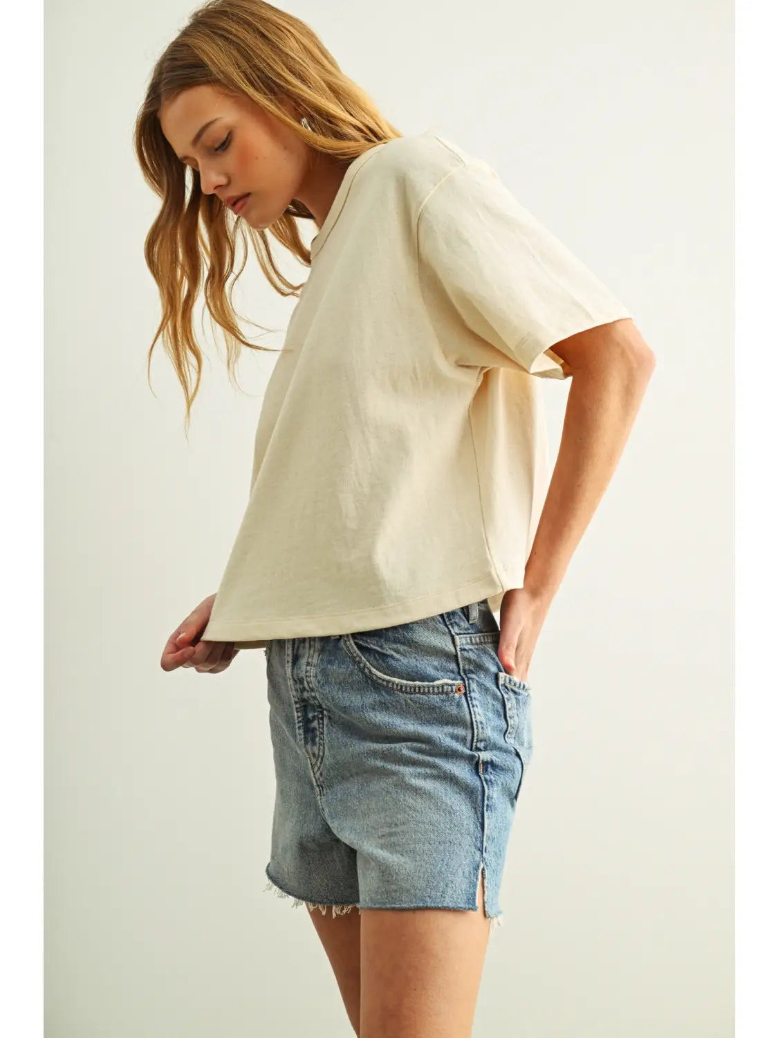 Short Sleeve Knitted Top