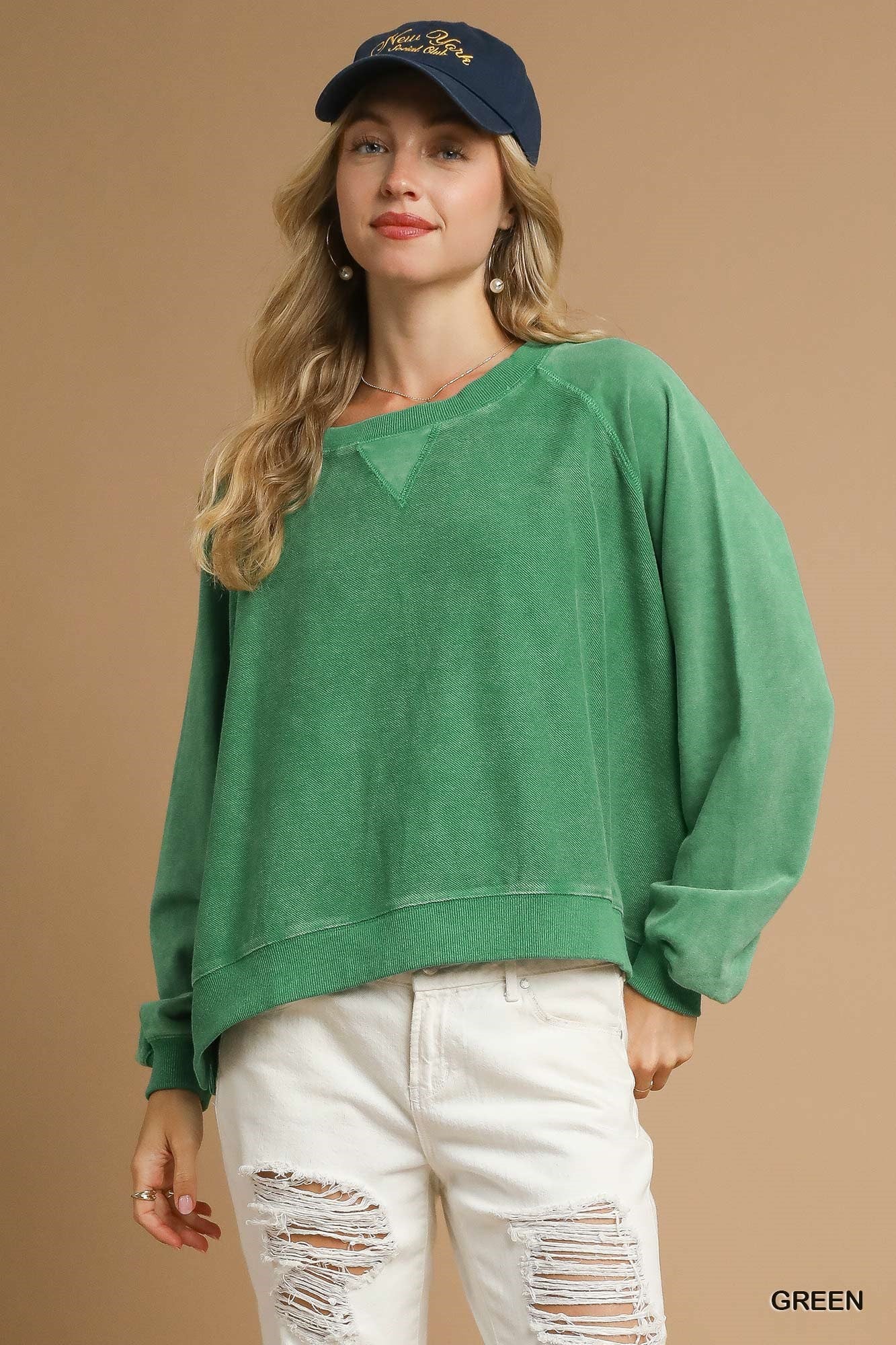 Mineral Wash French Terry Sweatshirt
