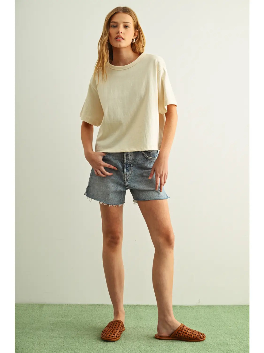 Short Sleeve Knitted Top