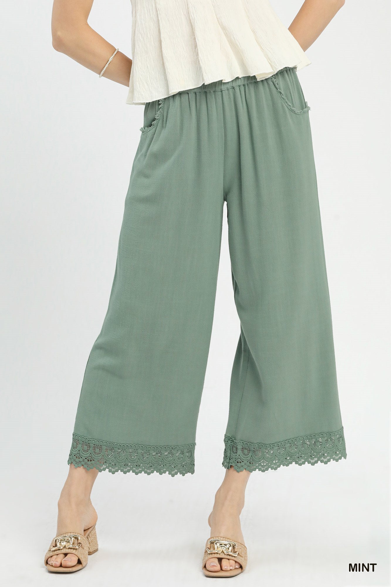 Linen Wide Leg Pants