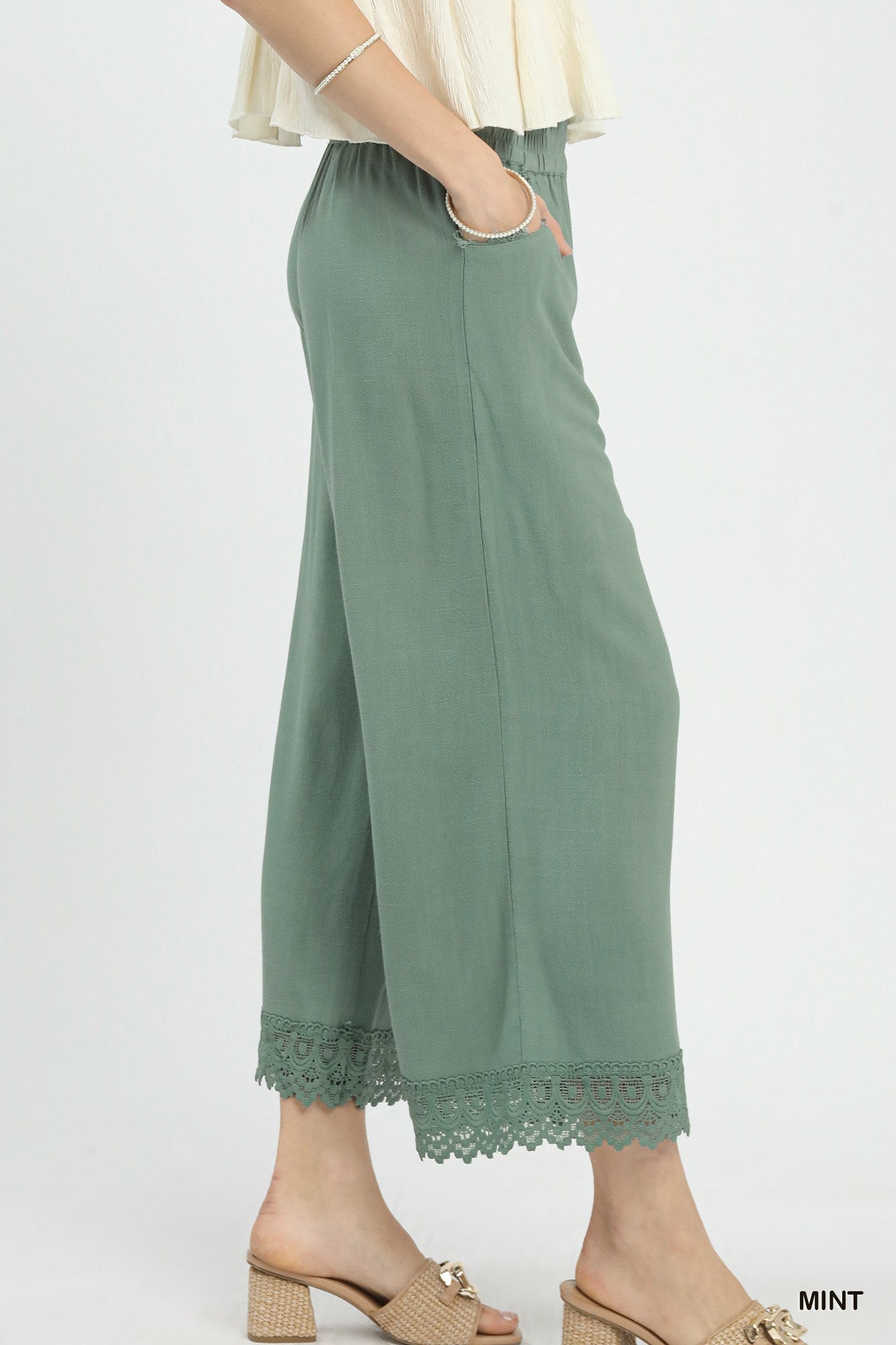 Linen Wide Leg Pants