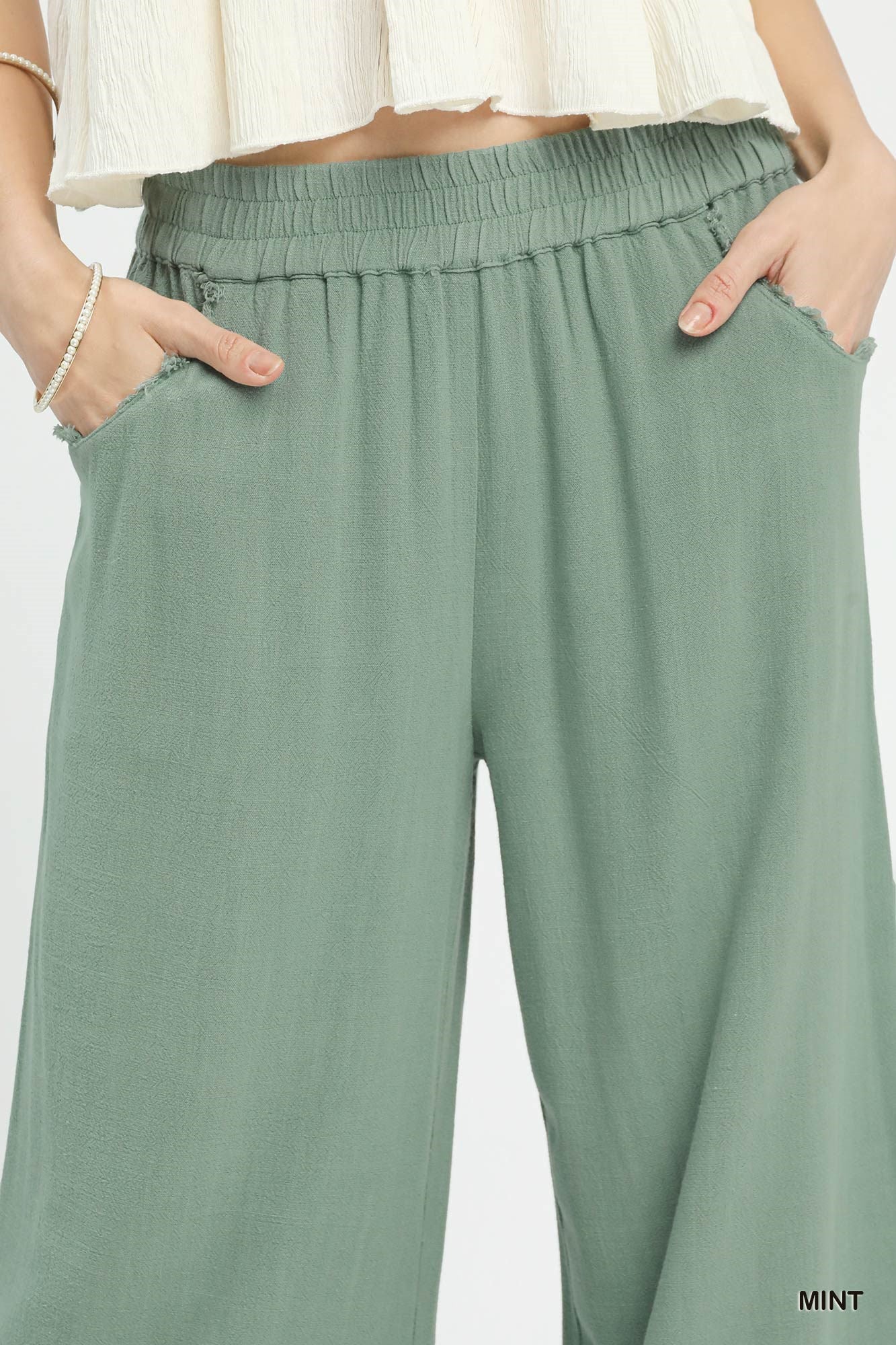 Linen Wide Leg Pants