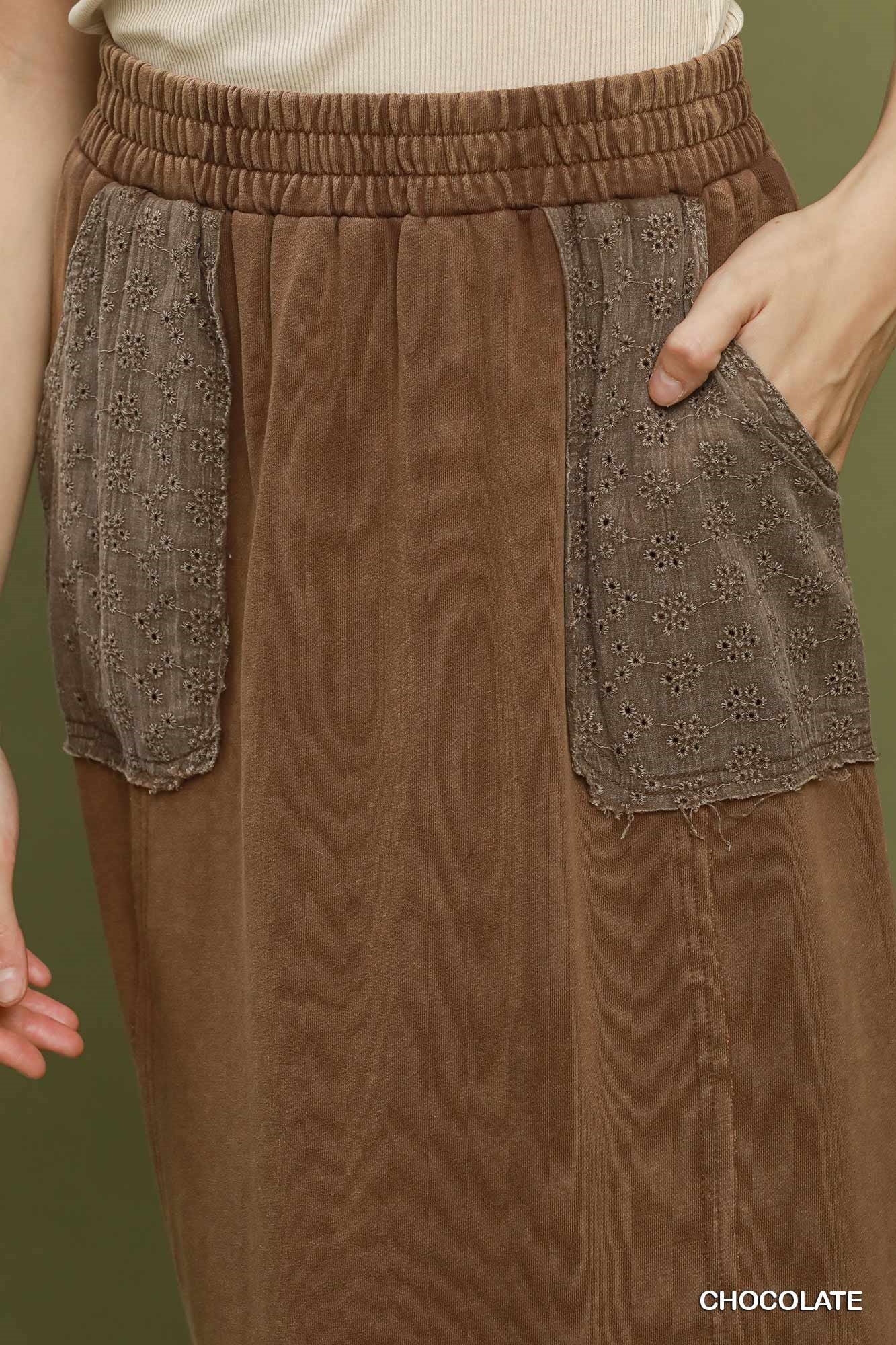French Terry Maxi Skirt